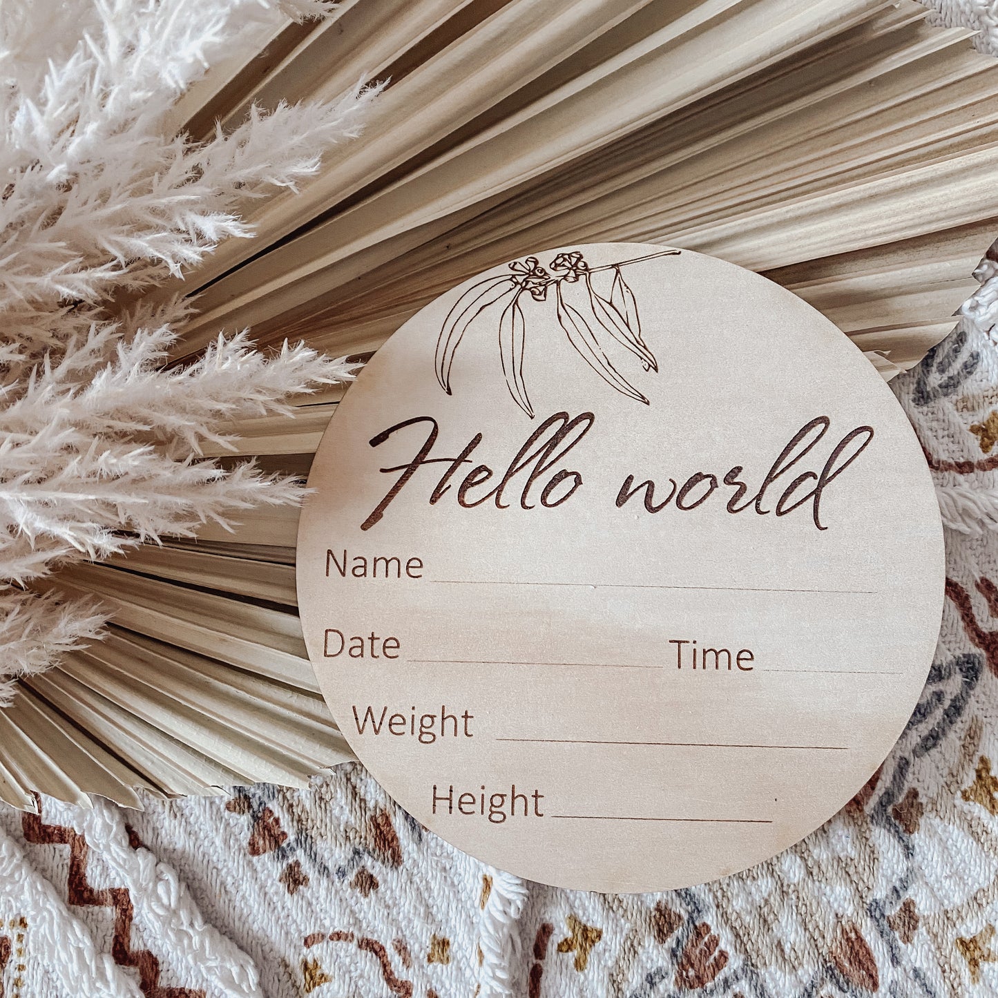 Birth announcement discs (large)
