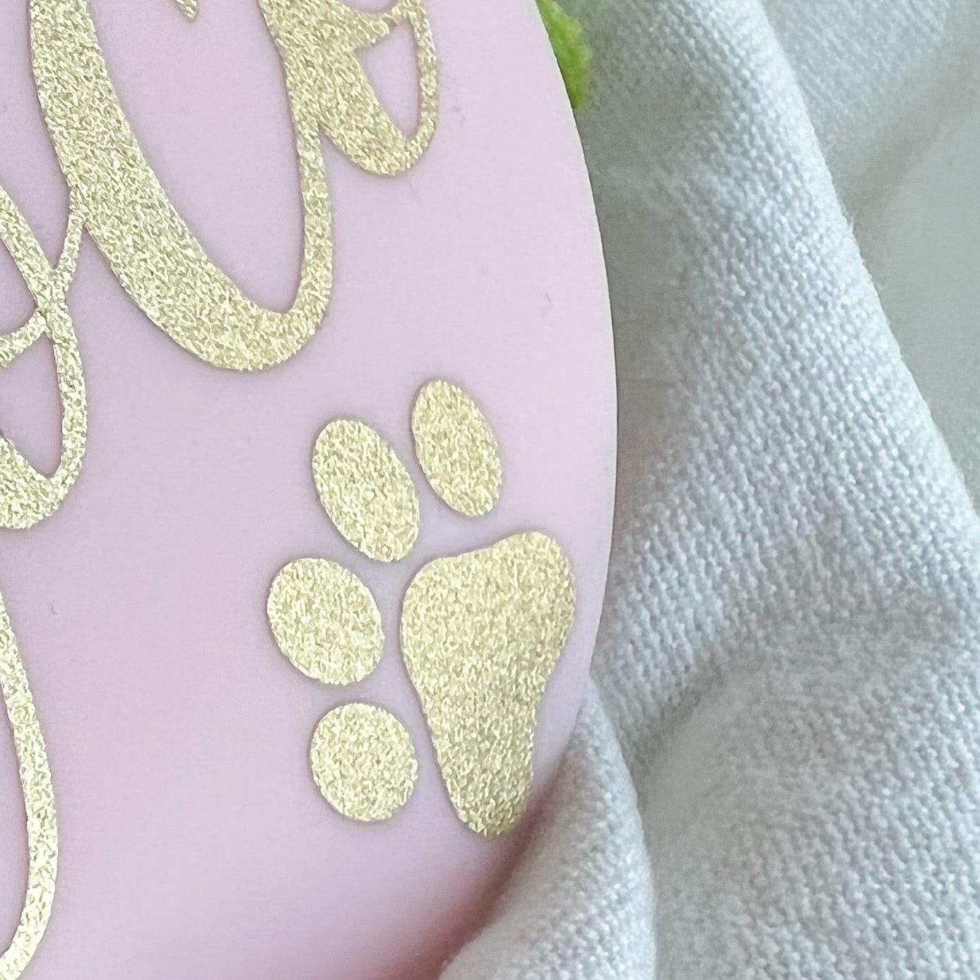 Baby Pink Personalised Bauble