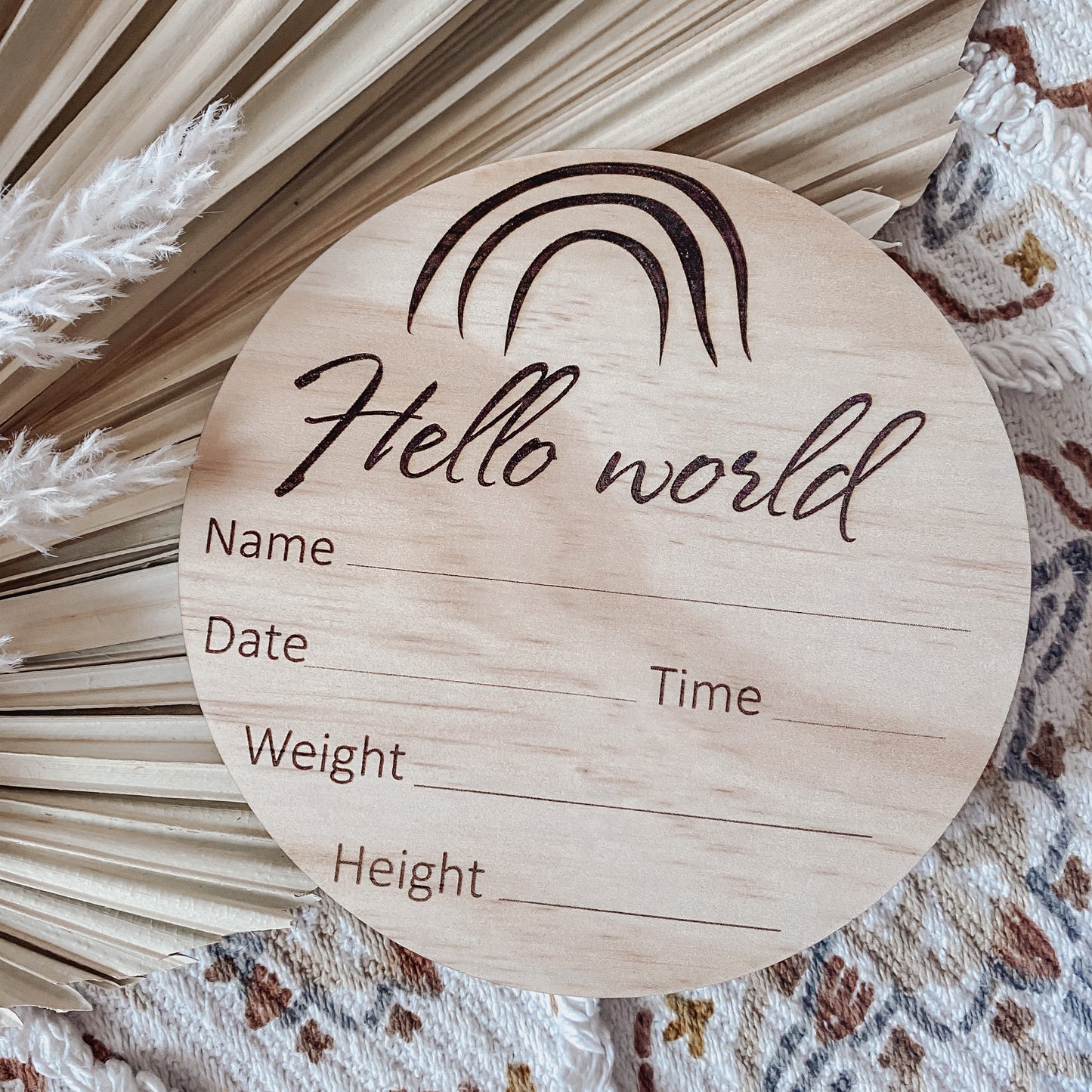 Birth announcement discs (large)