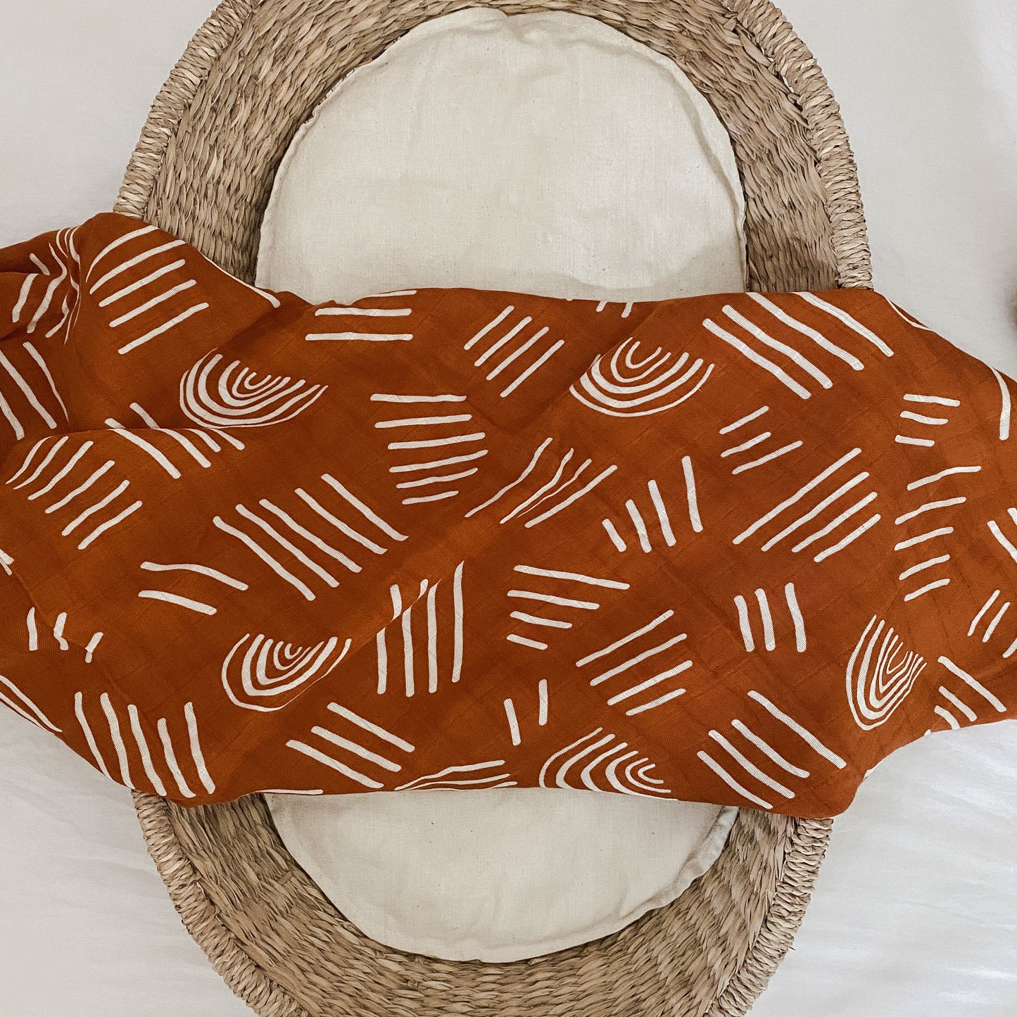 Bamboo + Cotton Blend Baby Swaddle