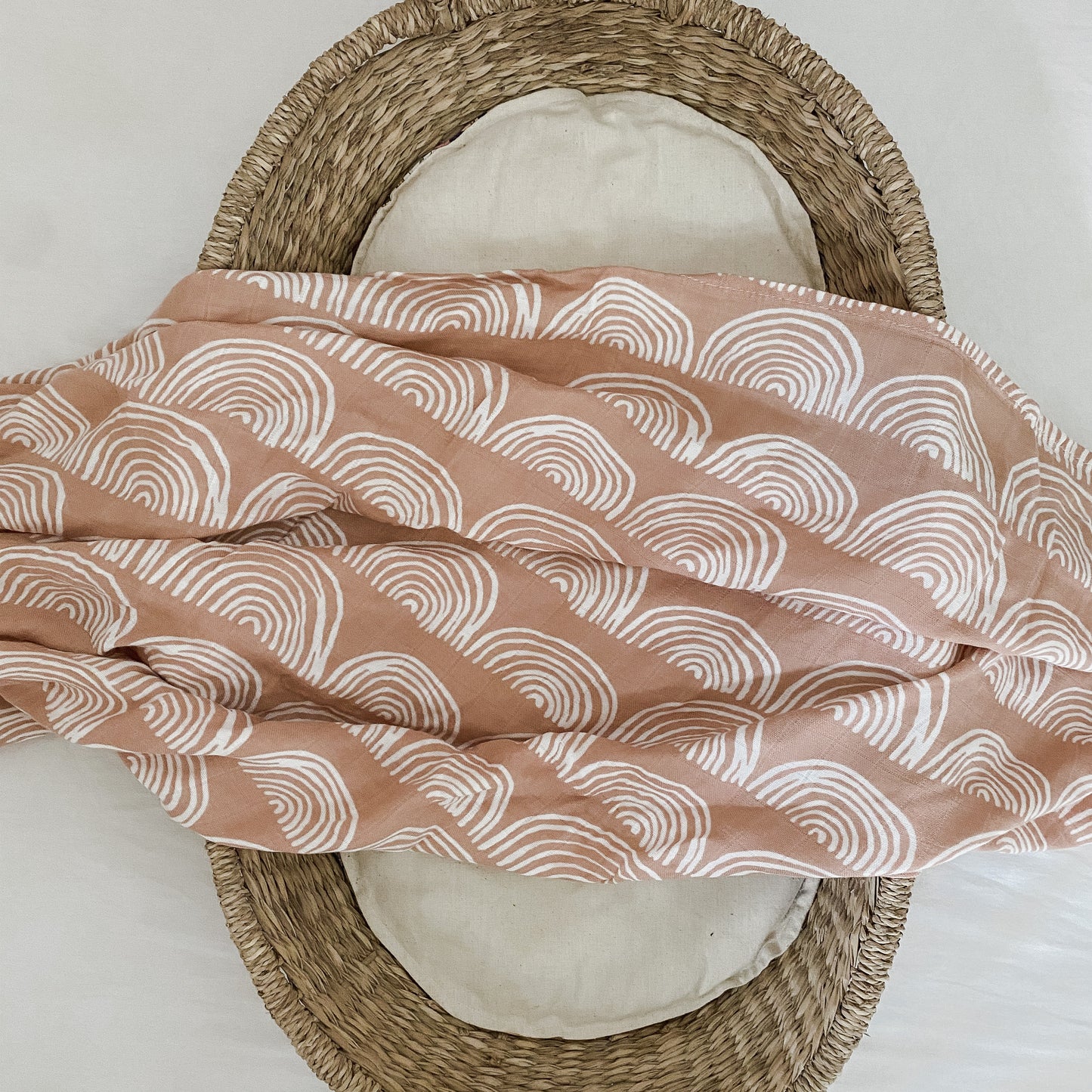 Bamboo + Cotton Blend Baby Swaddle