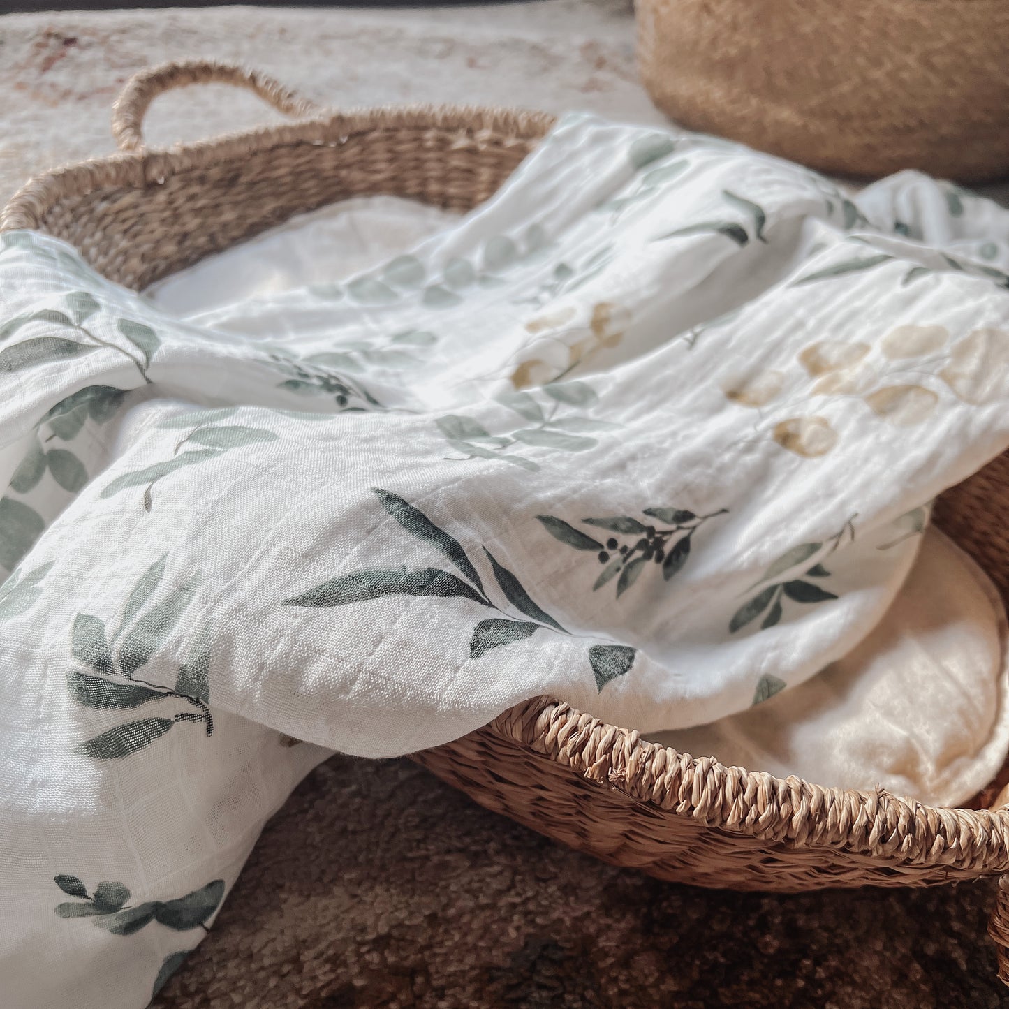 Bamboo + Cotton Blend Baby Swaddle