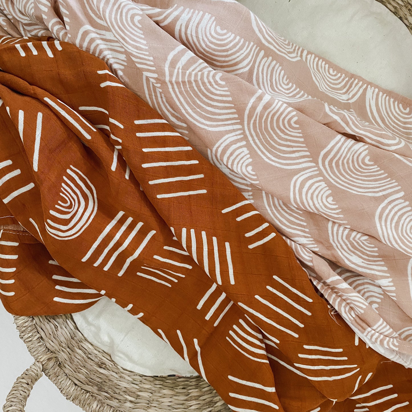 Bamboo + Cotton Blend Baby Swaddle