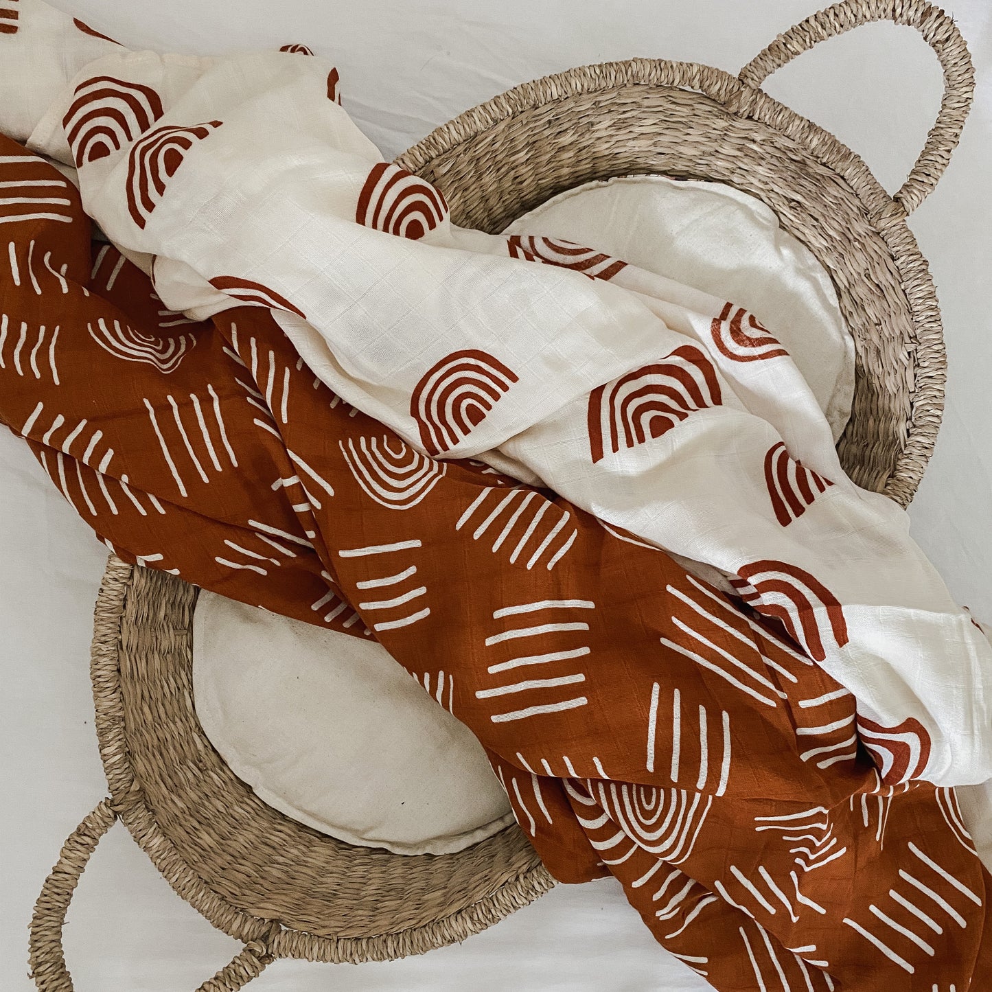 Bamboo + Cotton Blend Baby Swaddle
