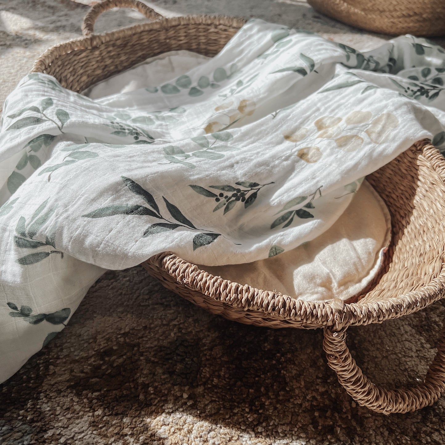 Bamboo + Cotton Blend Baby Swaddle