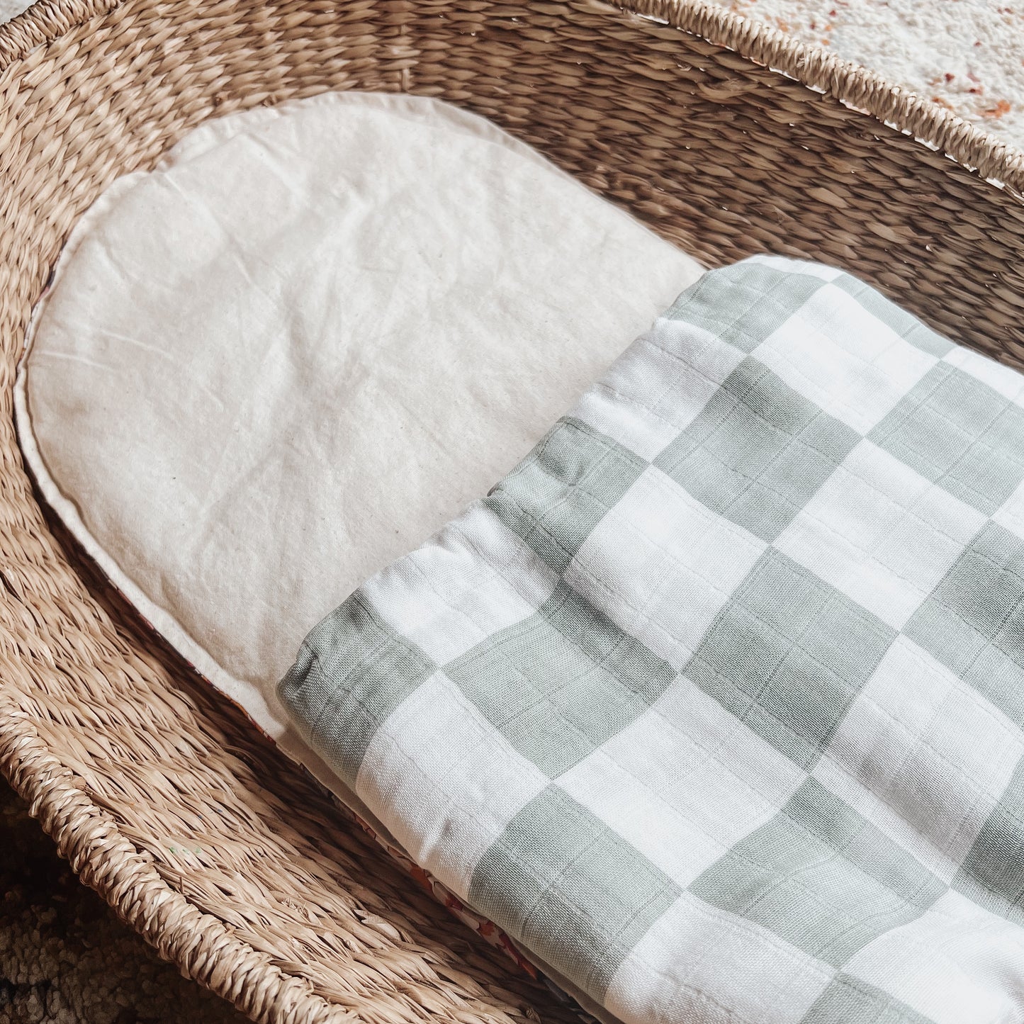 Bamboo + Cotton Blend Baby Swaddle