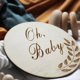 Oh Baby Raw Wooden Disc