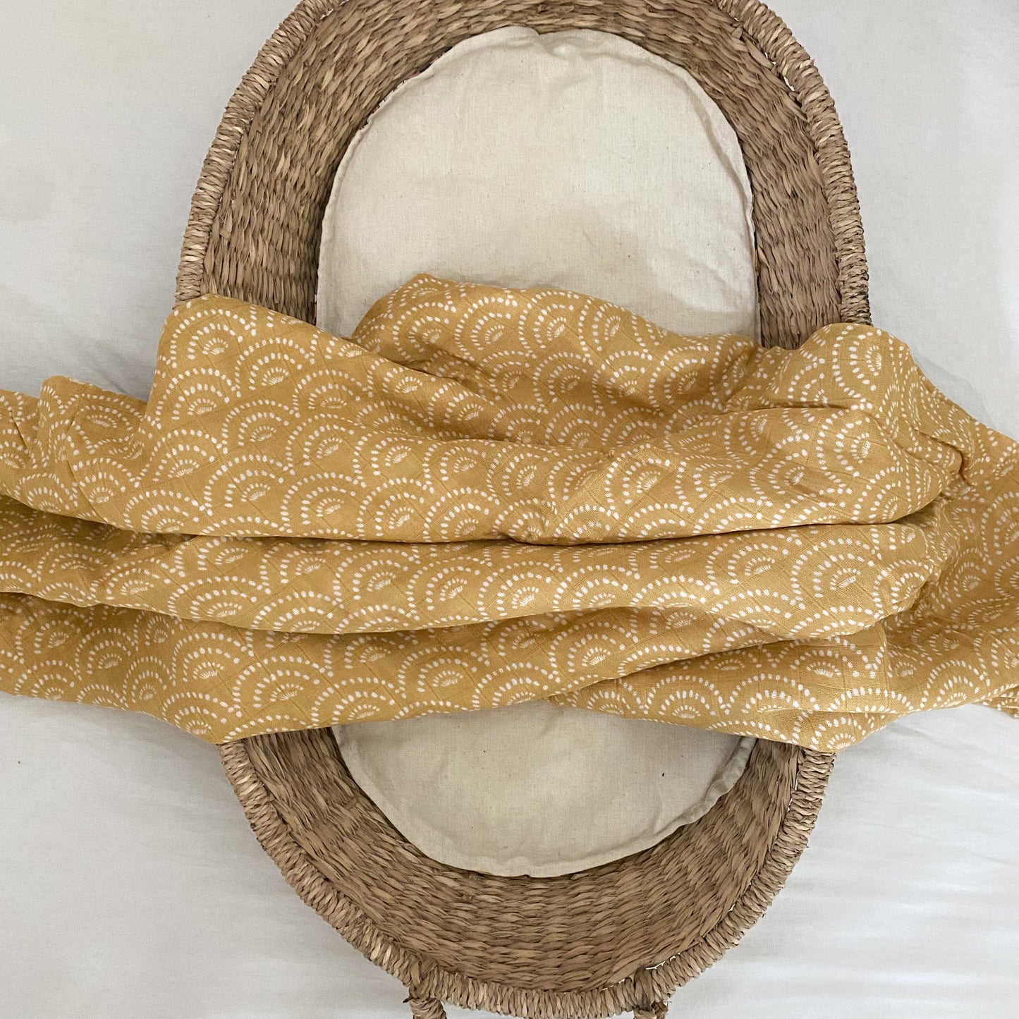 Bamboo + Cotton Blend Baby Swaddle