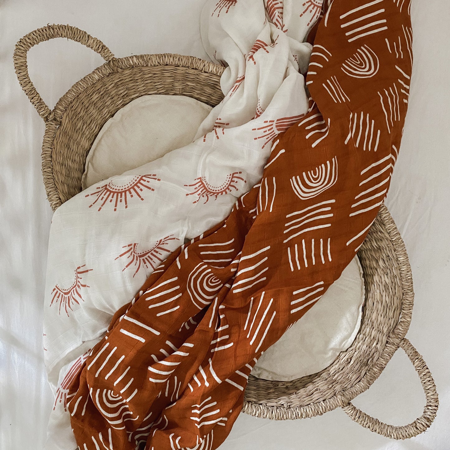 Bamboo + Cotton Blend Baby Swaddle