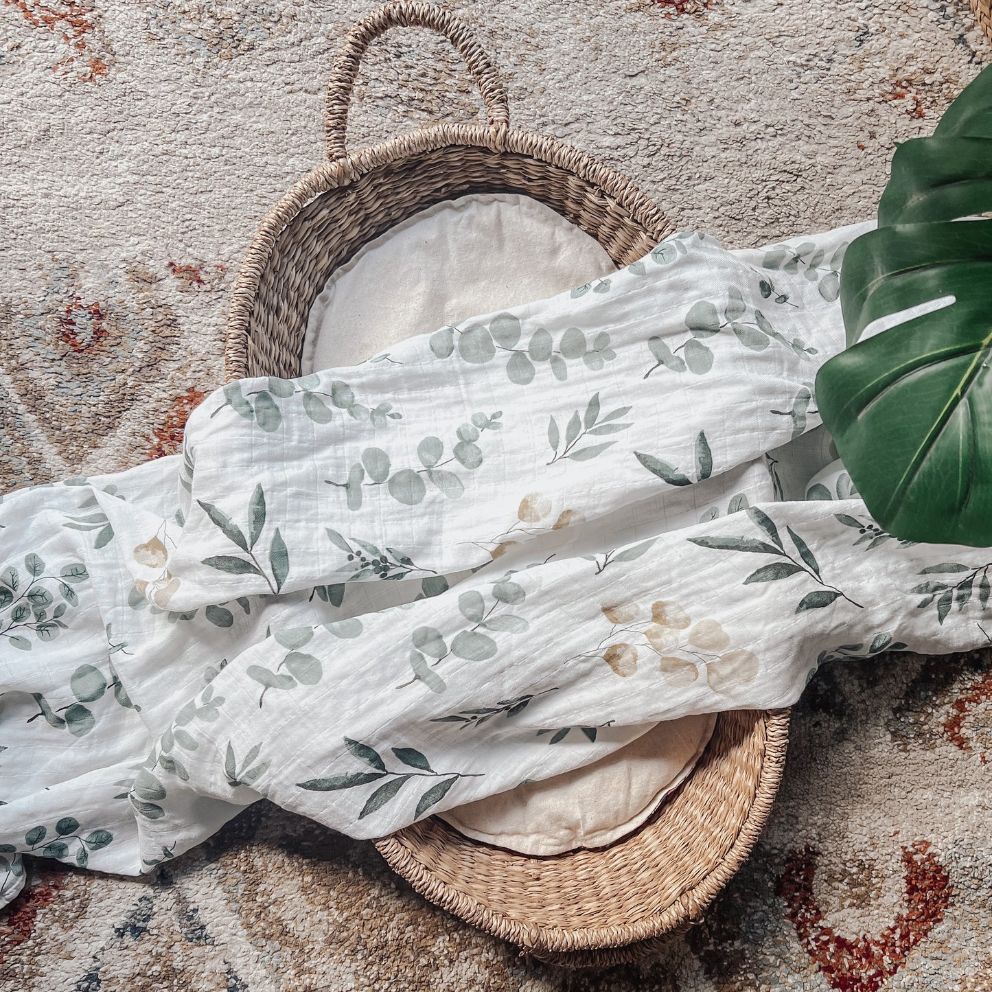 Bamboo + Cotton Blend Baby Swaddle