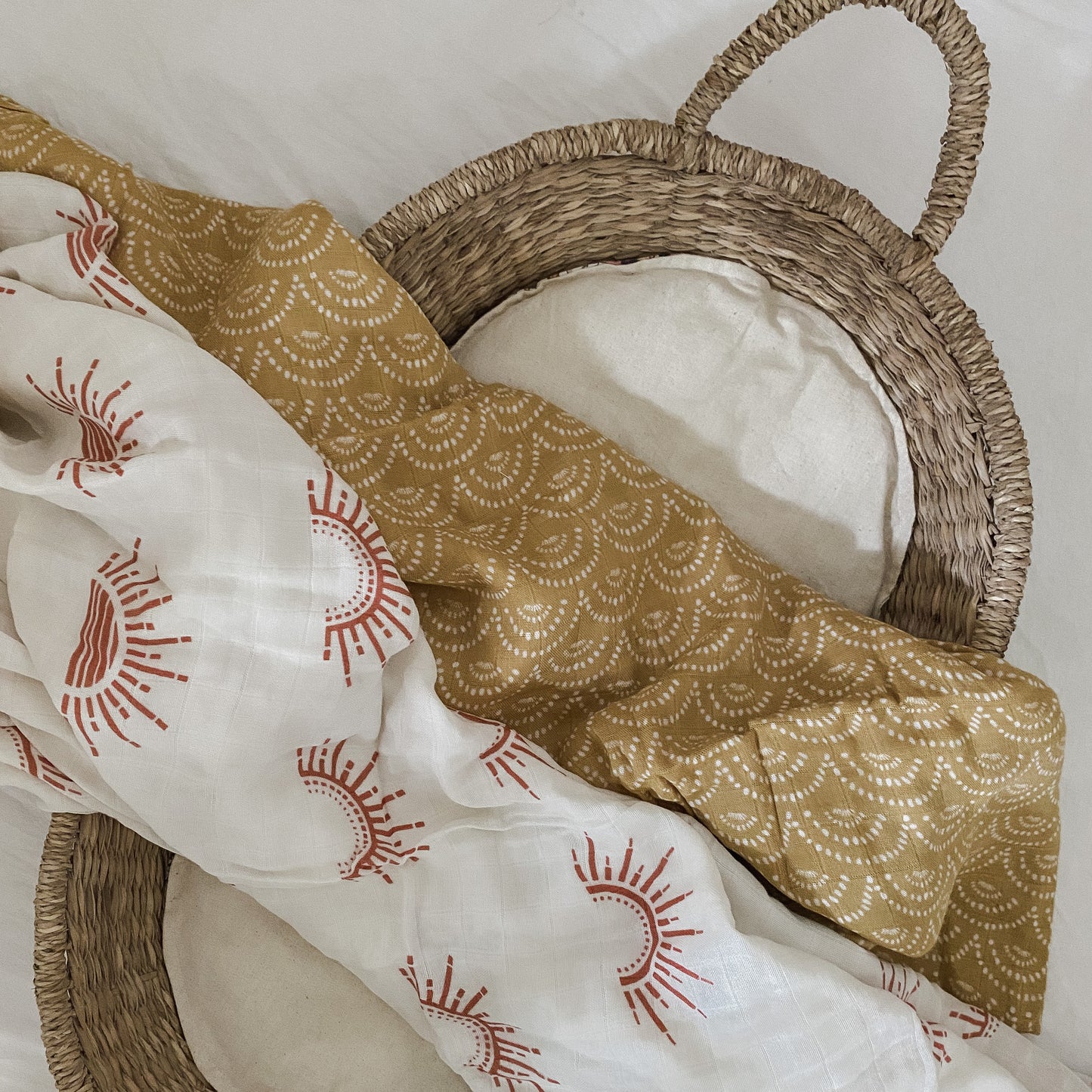 Bamboo + Cotton Blend Baby Swaddle